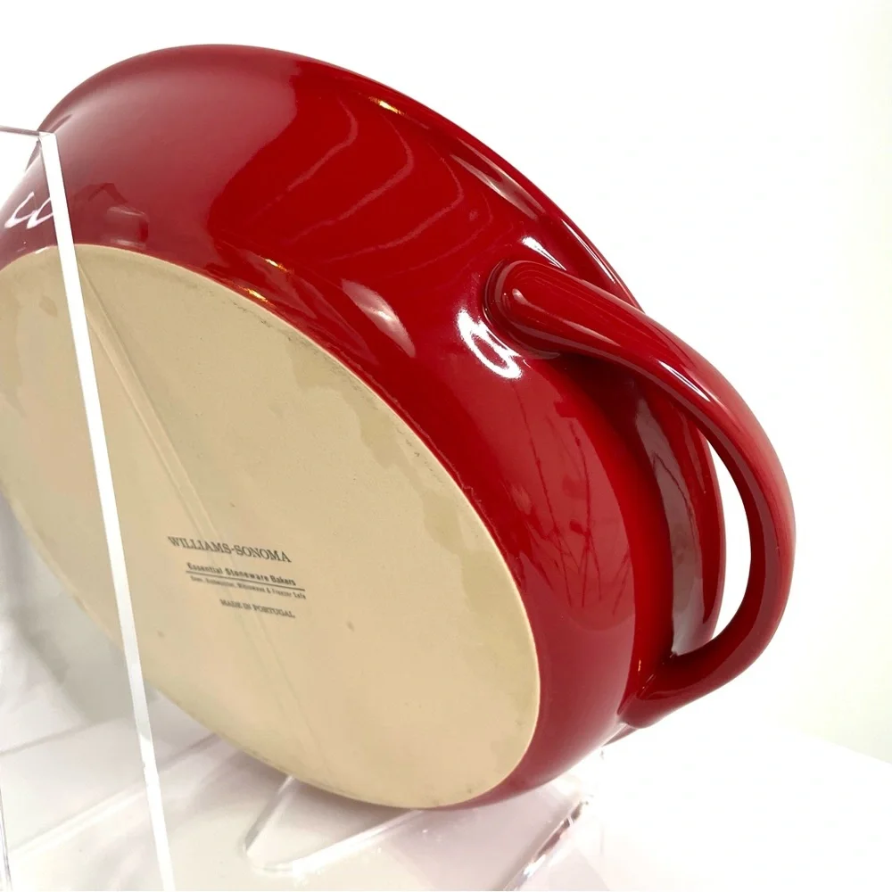 Home | Williams Sonoma Casserole Dish | Red Essential Stoneware Baker | Bakeware